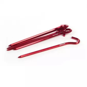 Колышки Naturehike NH17D027-D алюминиевые для палатки (6 шт.) 17 см, красные, 6927595723371